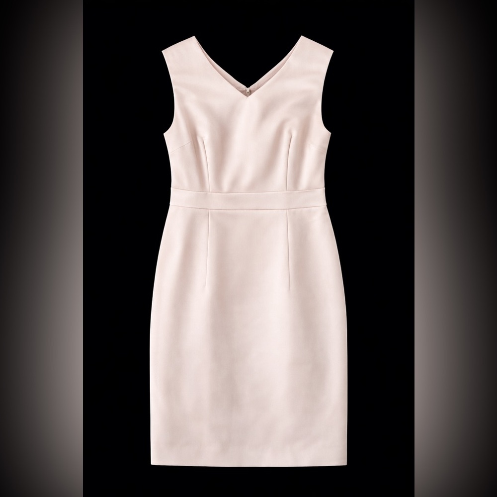 Ann Taylor Beige Sheath Dress Size 4P